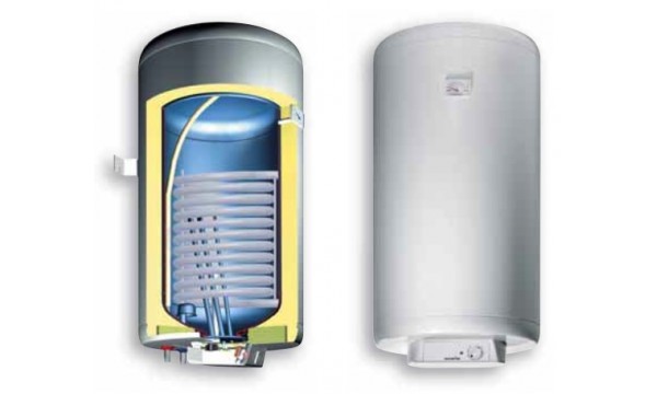 Vandens šildytuvas vertikalus kombinuotas GBK 80 LN; 80l; kairinis